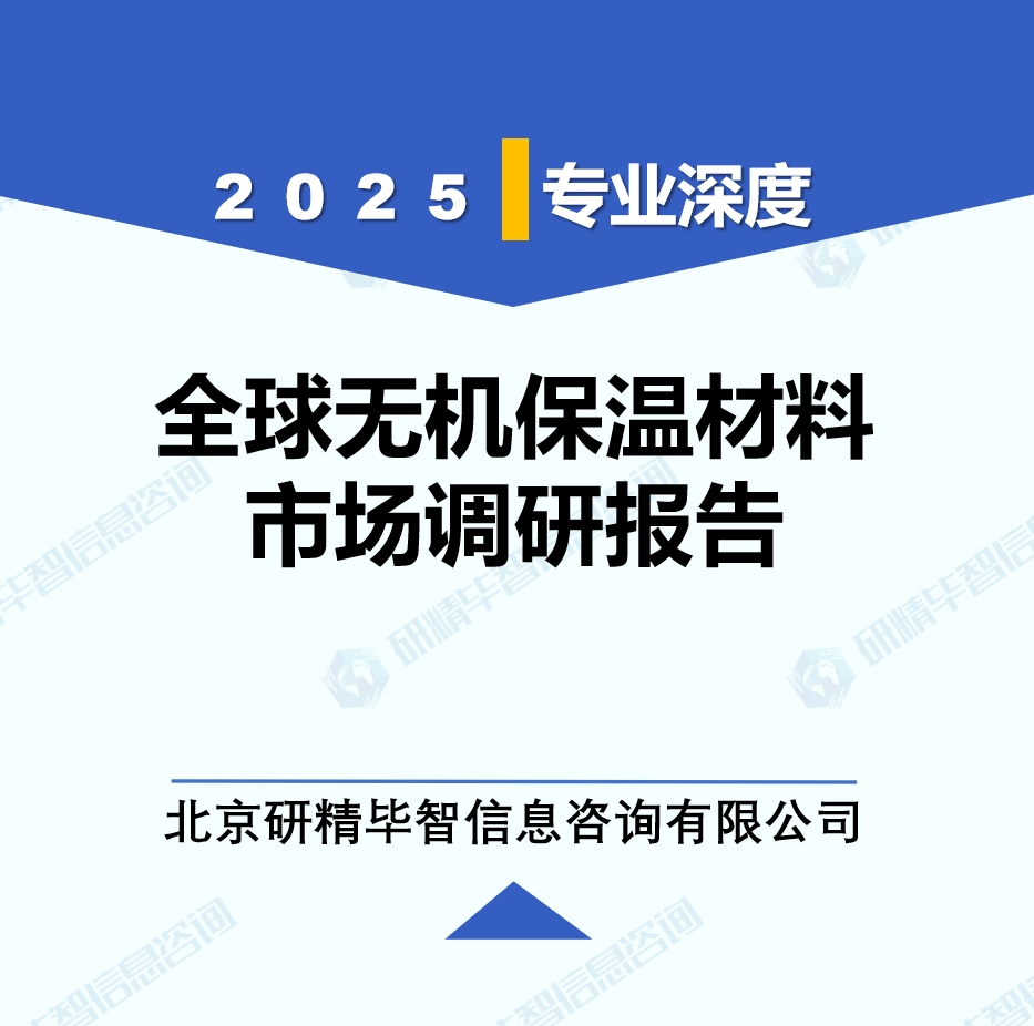 2025年全球無機保溫材料市場調(diào)研報告